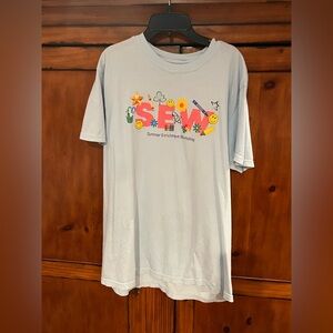 Comfort Colors Light Blue SEW Graphic T-Shirt